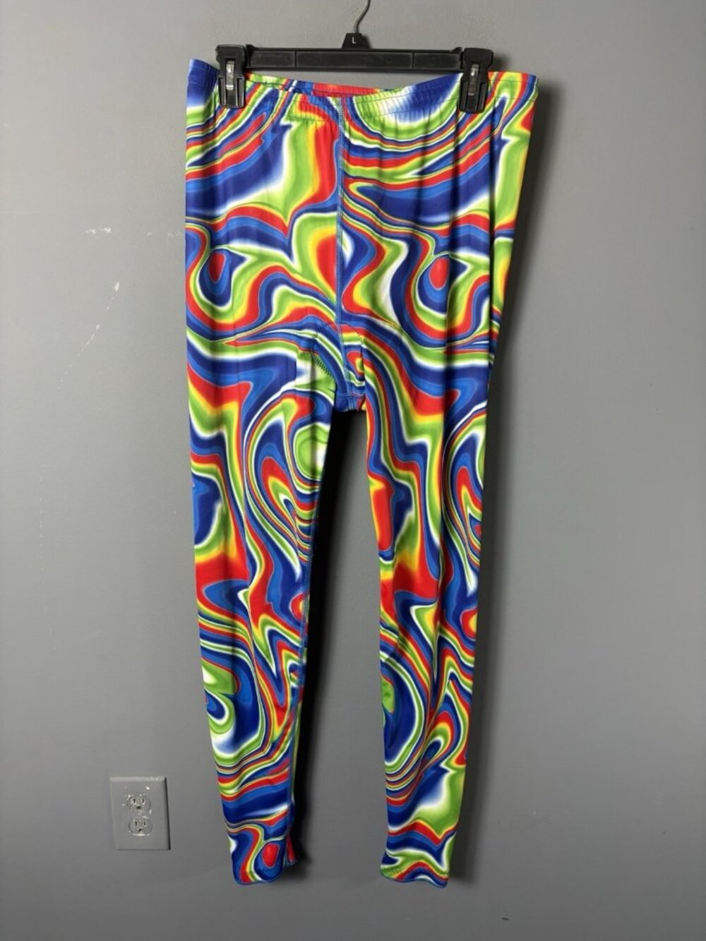 Aero Tech Design Cyclewear Size XL Padded Cycling Pants Colorful Swirl Print NEW
